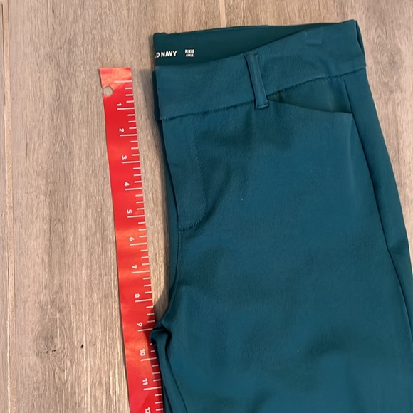 NWOT PIXIE OLD NAVY ankle length teal skinny leg - Picture 6 of 7
